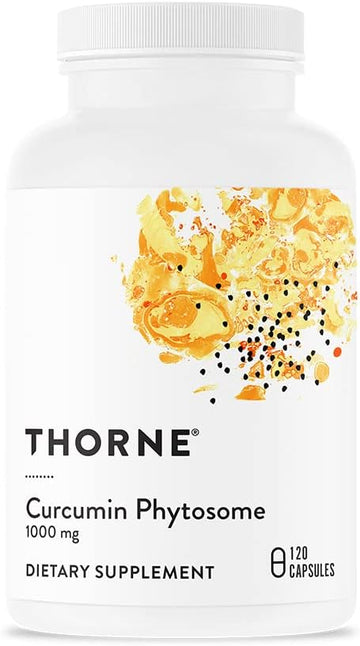 Thorne Curcumin Phytosome 1000 Mg (Meriva) - Clinically Studied, High Absorption - Supports Health In Joints, Muscles, Gi Tract, Liver, And Brain - 120 Capsules - 60 Servings