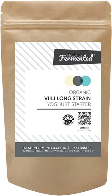 Freshly Fermented – Organic Certified Freeze Dried Yoghurt Starter Culture, Viili