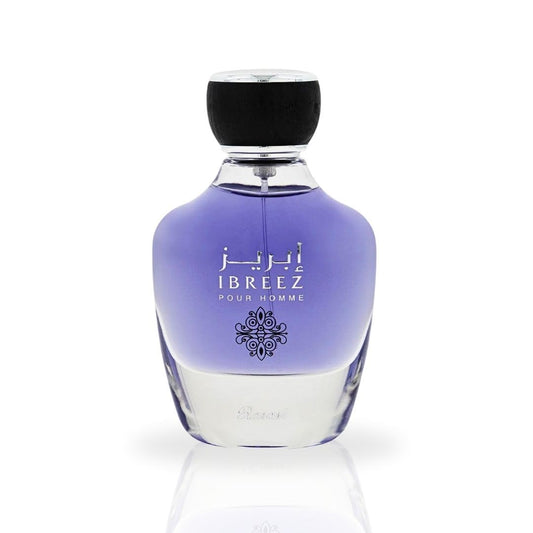 Rasasi Ibreez Eau De Parfum Spray 100Ml (3.38 Oz) Long Lasting Arabian Perfume For Men With Citrus, Lavender, Bergamot And Aquatic Notes - A Distinctive And Refined Perfume Men For Special Occasions
