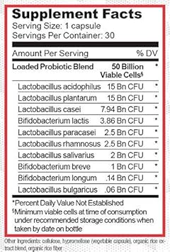 Purus Labs Probiotic Capsules, 30 Servings : Health & Household