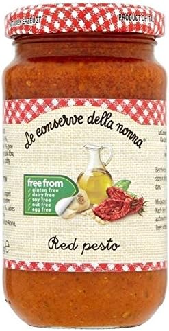 Le Conserve Della Nonna Dairy & Gluten Free Red Pesto 185G - Pack Of 2