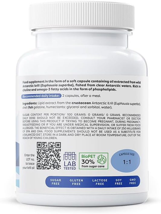 Osavi Super Krill Oil 1180 Mg – 60 Softgels | Omega-3 From Wild Antarctic Krill | Supports Heart, Brain & Liver Health | Rich In Choline & Phospholipids | Sourced From Antarctic Waters