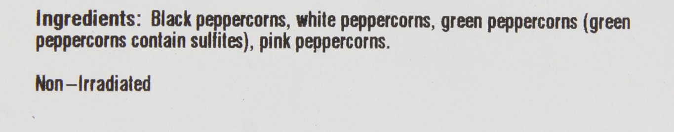 Frontier Co-Op Peppermill 4-Peppercorn Blend, 1-Pound Bulk, Gourmet Blend Of Black, White, Green & Pink Peppercorns