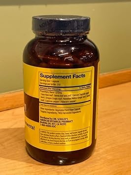 Dr. Schulze's Intestinal Formula #1 | All Natural Bowel Cleanse | Promotes Regular Bowel Movements | Improves Detoxification | Strong Herbal Formula | Family Size | 250 ct Vegan - Packaging May Vary