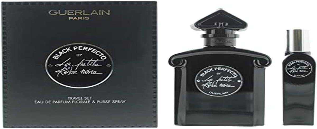 Guerlain La Petite Robe Noir Black Perfect Eau De Parfan Travel Spray Set Edp 100Ml + 15Ml Purse Spray
