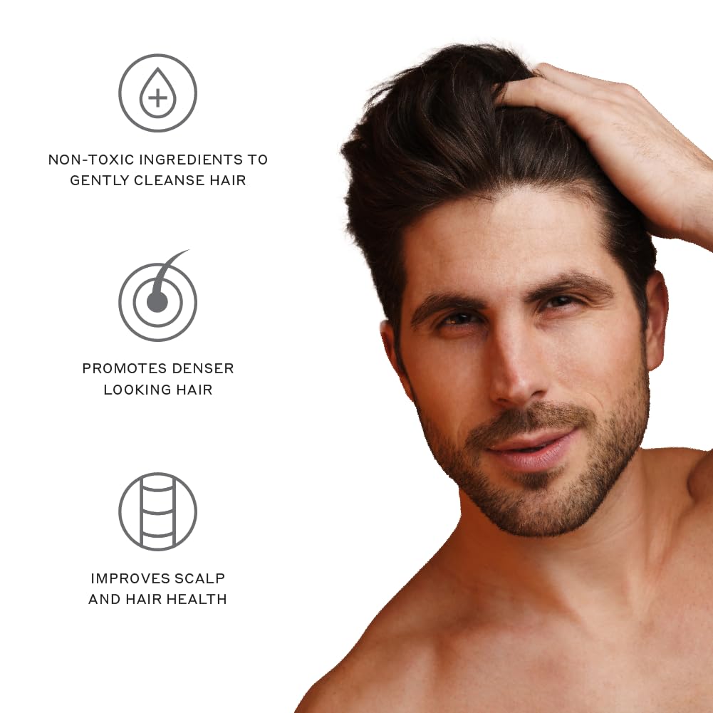 Zenagen Revolve Men'S Thickening Shampoo | Supports Appearance Of Fuller, Healthier-Looking Hair, Developed For Fine & Visibly Thinning Hair, Plant-Based, 5-Minute Treatment, 473 Ml / 16 Oz : Beauty & Personal Care