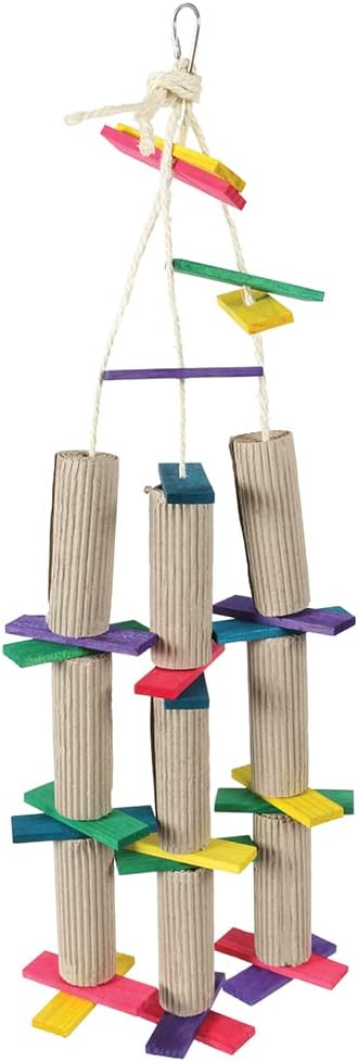 Triple Shredding Tower Parrot Toy :Pet Supplies