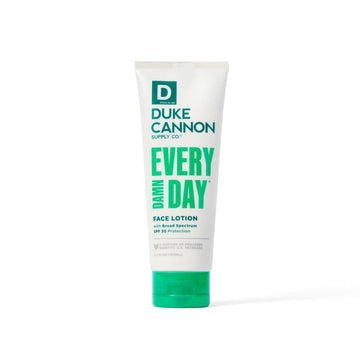 Duke Cannon Standard Issue 2-In-1 Spf 30 Face Lotion - Hydrating Daily Moisturizer With Broad Spectrum Sun Defense, 3.5 Fl. Oz