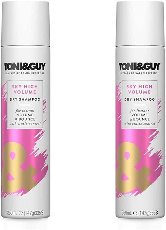 Toni & Guy Sky High Volume Dry Shampoo,250Ml (Pack Of 2)