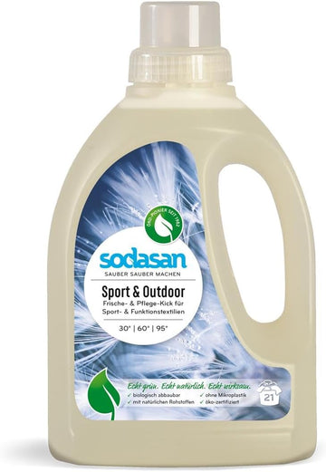 Sodasan Active Sportwasch 750 Ml Fresh Liquid Laundry Detergent