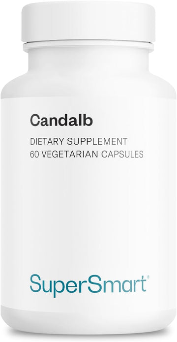 Supersmart - Candalb - With Lactobacillus Acidophilus, Rhamnosus & Inulin - Probiotics & Prebiotics Supplements - Help Balance Intestinal & Intimate Microflora | Non-Gmo & Gluten Free - 60 Drcaps