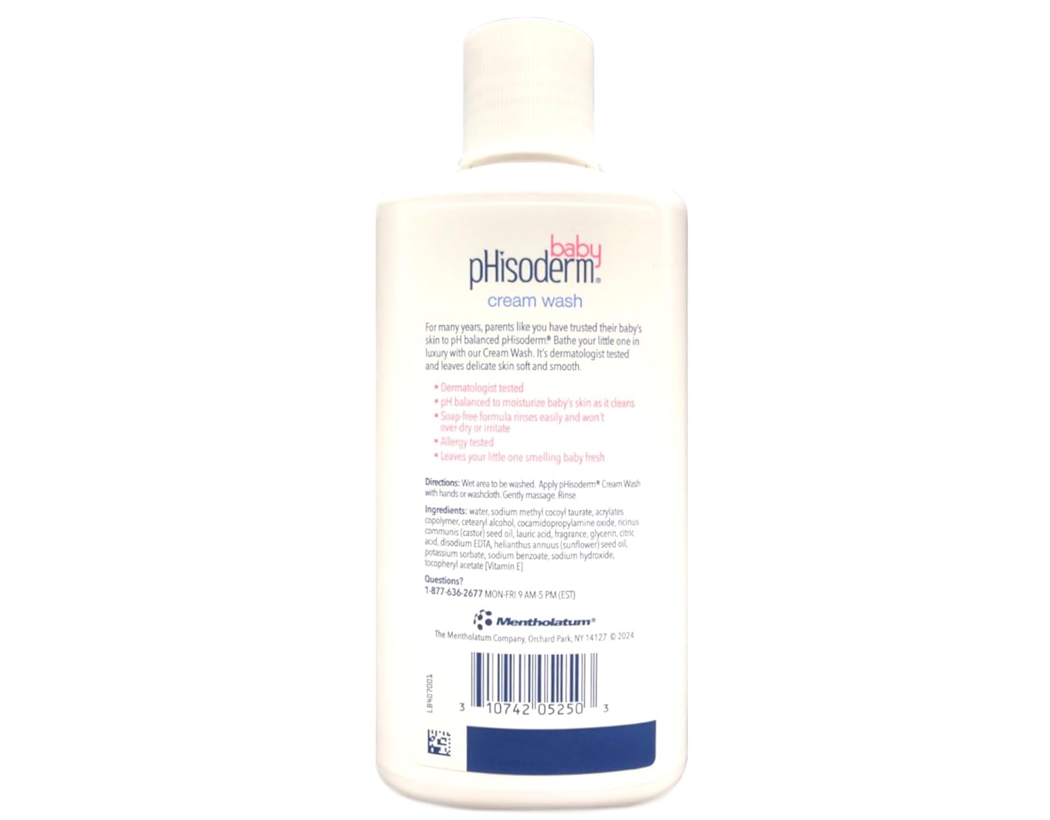 Phisoderm Baby Tear-Free Cream Wash 8 Oz By Phisoderm