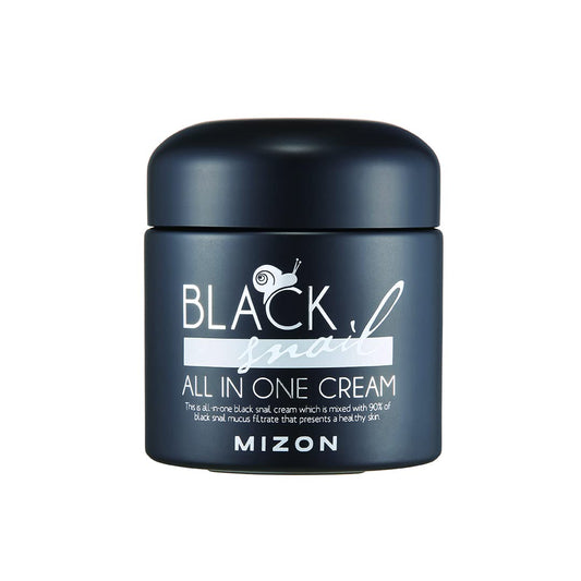 Mizon Snail Repair Intensive Ampoule & Black Snail All In One Cream. Moisturizing, Anti-Aging, Blemish Care, Skin Regeneration