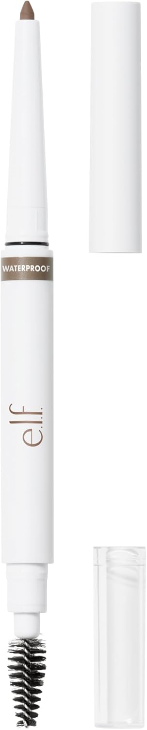 E.L.F. Instant Lift Waterproof Brow Pencil, Long-Lasting Eyebrow Pencil For Grooming & Shaping Brows, Vegan & Cruelty-Free, Taupe