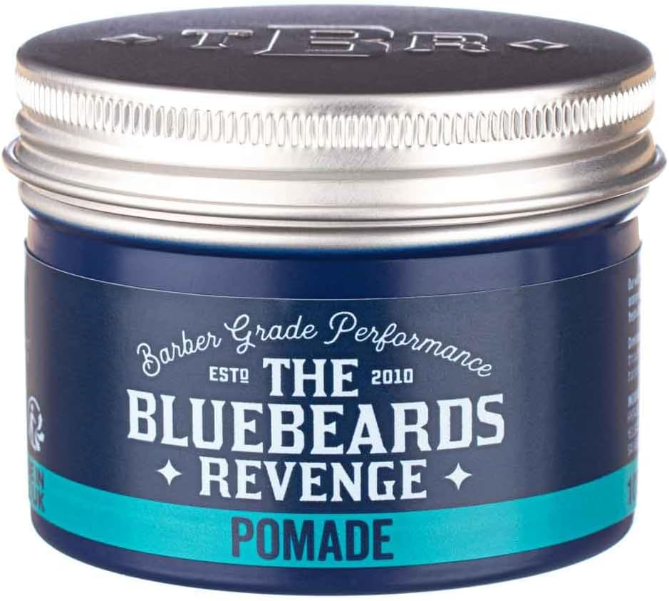 The Bluebeards Revenge, Water Based Pomade For Men, Strong Hold And Traditional High Shine Finish, 150Ml