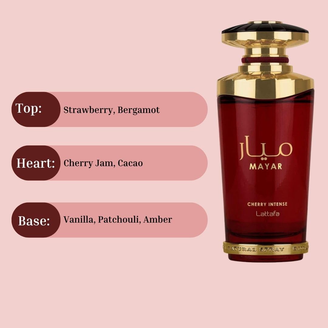 Lattafa Mayar & Mayar Natural Intense Edp Sprays 100Ml (3.4 Oz) Long Lasting, Floral, Fruity, Sweet Perfumes. (Supreme Bundle) : Beauty & Personal Care