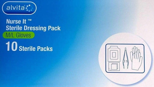 ALVITA NURSE IT DRESSING PACK 10 STERILE PACKS - 1