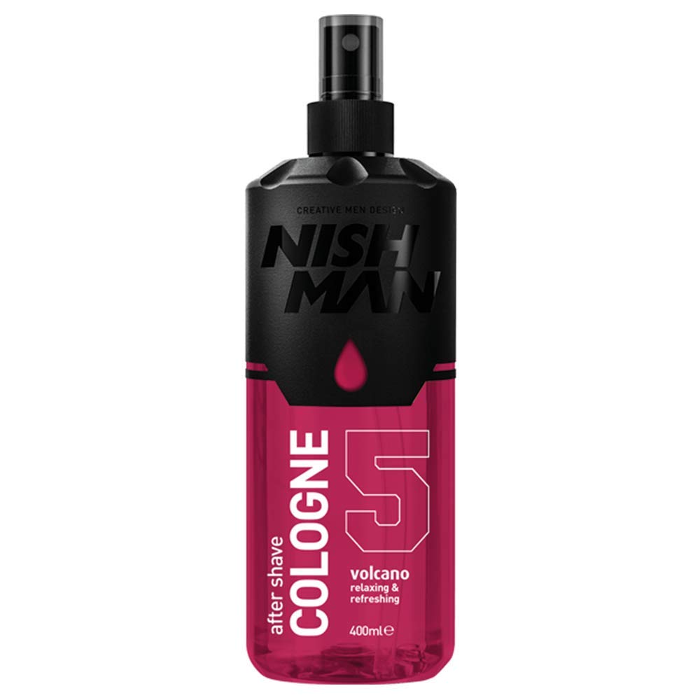 Nishman After Shave Cologne Volcano 05 400 Ml : Beauty & Personal Care