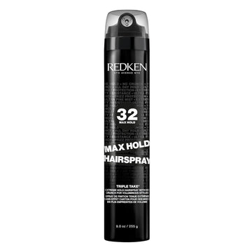 Redken Max Hold Hairspray 32 | Extreme Maximum High Hold Hairspray | Long-Lasting Lift & Body | All-Day Style Control | Dry Finish | 24 Hour Humidity Resistance | For All Hair Types