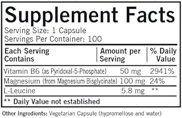 Kirkman – P-5-P (Pyridoxal 5-Phosphate, Vitamin B-6 Metabolite) With Magnesium Bisglycinate - Hypoallergenic