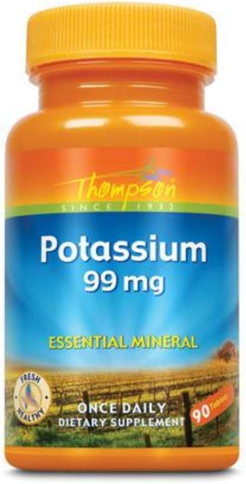 Thompson Potassium, Tablet (Btl-Plastic) 99mg | 90ct : Health & Household
