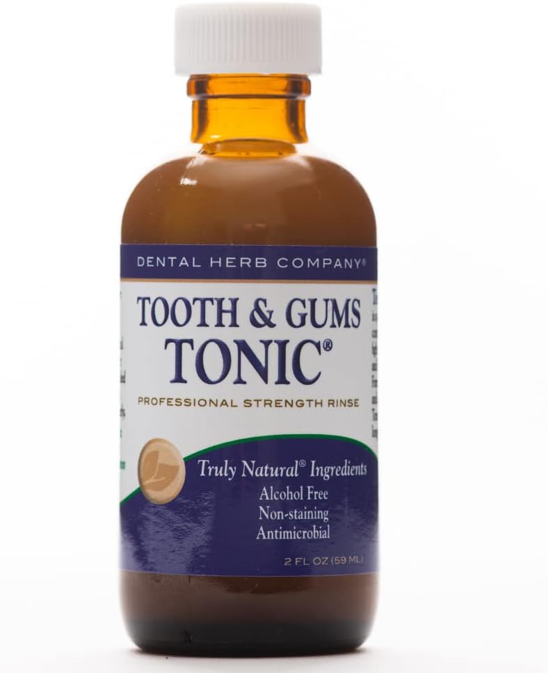 Dental Herb Company - TRAVEL SIZE - Tooth & Gums Tonic **(2 FL OZ.)** : Health & Household