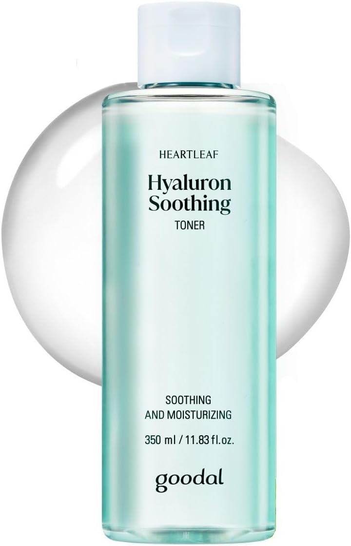 Goodal Heartleaf Hyaluron Soothing Toner - Trouble Care, Korean Skin Care, Soothing, Moisturizing, Hydrating, Calming Skin, Instant Cooling, Hyaluronic Acid,Ceramide (11.83 Fl.Oz.)