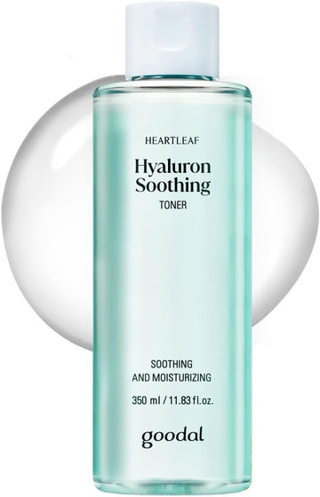 Goodal Heartleaf Hyaluron Soothing Toner - Trouble Care, Korean Skin Care, Soothing, Moisturizing, Hydrating, Calming Skin, Instant Cooling, Hyaluronic Acid,Ceramide (11.83 Fl.Oz.)