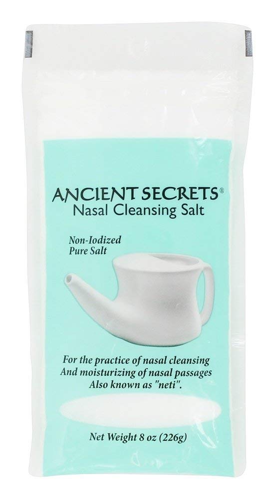 Ancient Secrets Nasal Cleansing Salt Bag 8 Oz