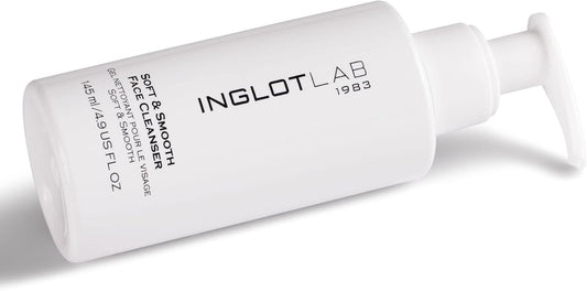 Inglot Soft & Smooth Facial Cleansing Gel - Removes Blemishes And Makeup Residues And Leaves Velvety Soft Moisturised Skin With Kombucha And Ginkgo Biloba Extracts 145Ml