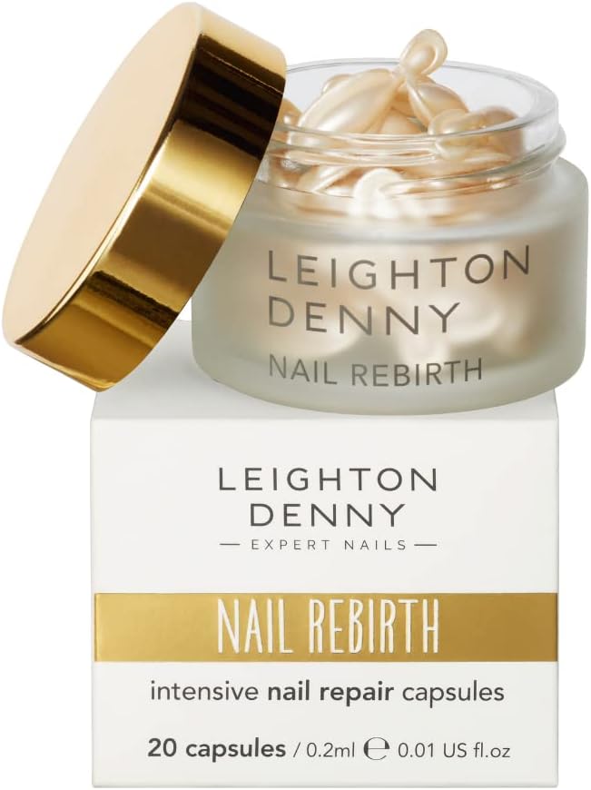 LEIGHTON DENNY Nail Rebirth Refill Pack - Intensive Nail Repair Capsules - Nail Treatment to help repair Damaged Nails - Vegan - 1 x Refill Pack - 30 capsules : Amazon.co.uk: Beauty