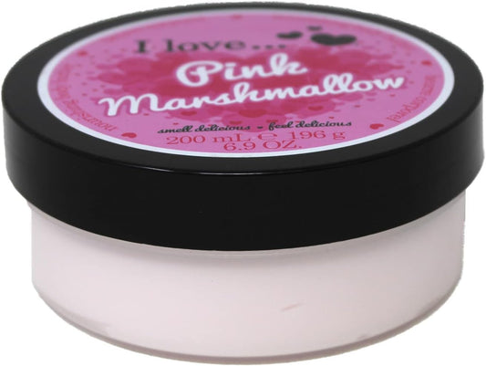 I Love Originals Pink Marshmallow Body Butter Made With 87% Naturally Derived Ingredients Including Shea Butter And Coconut Oil For Soft And Hydrated Skin Vegan Friendly 200Ml