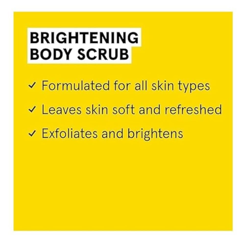 ACURE Brightening Body Scrub - Skin Renewal with Blend of Clay, Sea Salt & Niacinamide Extract - Rejuvenating Exfoliation for Soft, Refreshed Glowing Clear Skin - Suitable for All Skin Types - 6 Fl Oz : Beauty & Personal Care