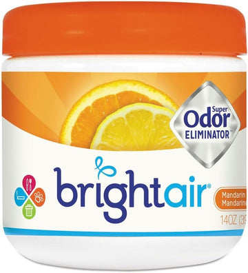 BRIGHT Air BRI 900013 14oz Super Odor Eliminator, Mandarin Orange And Fresh Lemon (6/Carton)