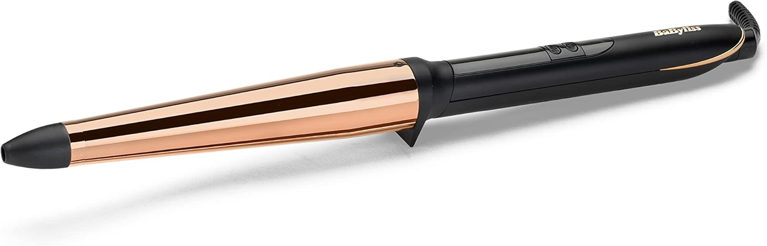 Babyliss Titanium Brilliance Large 32-19Mm Conical Curling Wand, Black