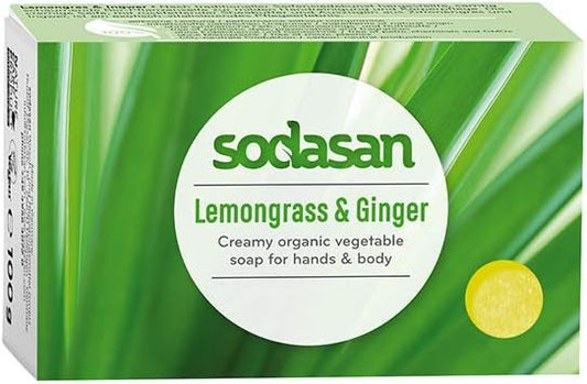 Sodasan Organic Cream Soap - Lemongrass 100G - Pras19006