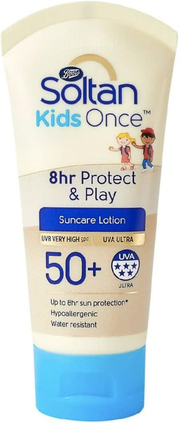 Soltan Kids Once 8Hr Protect & Play Lotion Spf50+ 50Ml