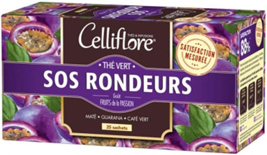 Celliflore Green Tea Sos Roundness 25 Sachets