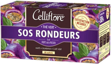 Celliflore Green Tea Sos Roundness 25 Sachets