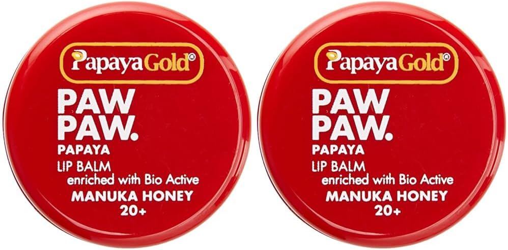 Papayagold Paw Paw Balm Pot, Clear, 7 Gram (Pack Of 2)