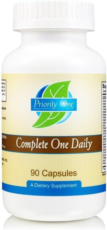 Priority One Vitamins - Complete One Daily - 90 Capsules - Multi Vitamin Mineral Complete Complex