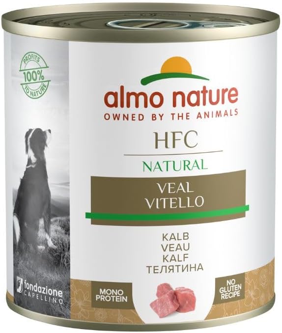 almo nature HFC Natural Veal - Wet Dog Food (Pack of 12 x 280g tins)?5526