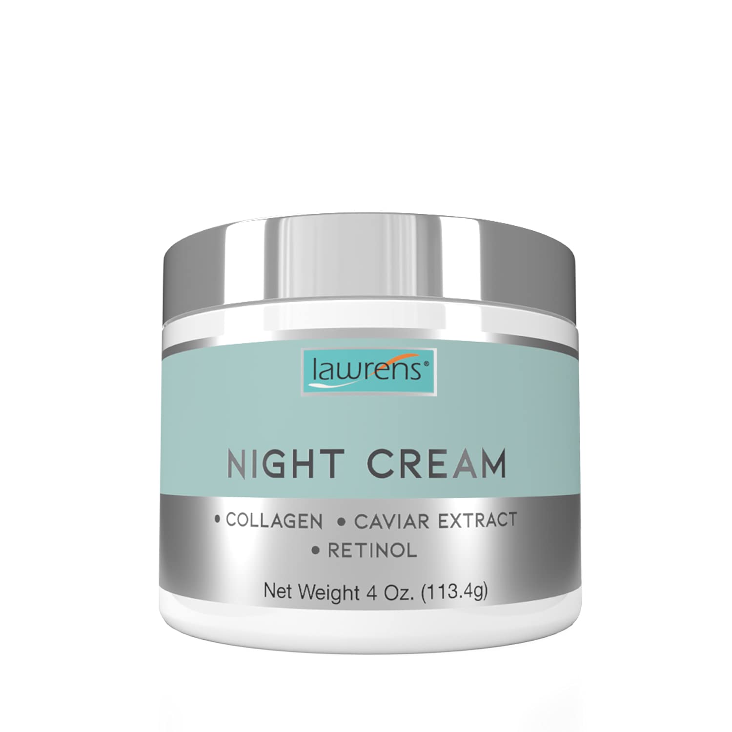 Night Cream with Collagen, Caviar Extract & Retinol - repair and moisturize skin at night - 4 oz