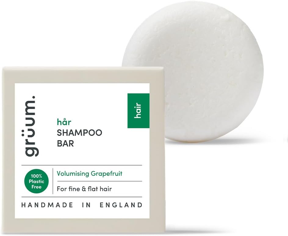Grüum Twin Pack Anti Dandruff Shampoo Bar 50G - Solid Shampoo Bars For Hair Up To 60 Washes - Plastic Free Vegan Bar For Men & Women - Paraben Free Rich Lathering Bars For Dry, Flaky & Sensitive Scalp