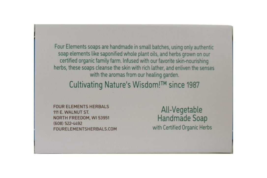 Four Elements 4E Look! No X Ma Organic Herbal Soap, 3.8 Oz - For Best Result! - Pair It With Look No X Ma! Cream. : Beauty & Personal Care