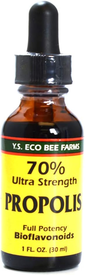 YS BEE FARMS Organic 70% Ultra Strength Propolis, 1 OZ