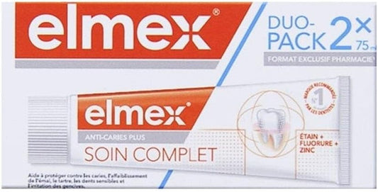 Elmex Complete Care Anticavity Toothpaste 2 X 75 Ml