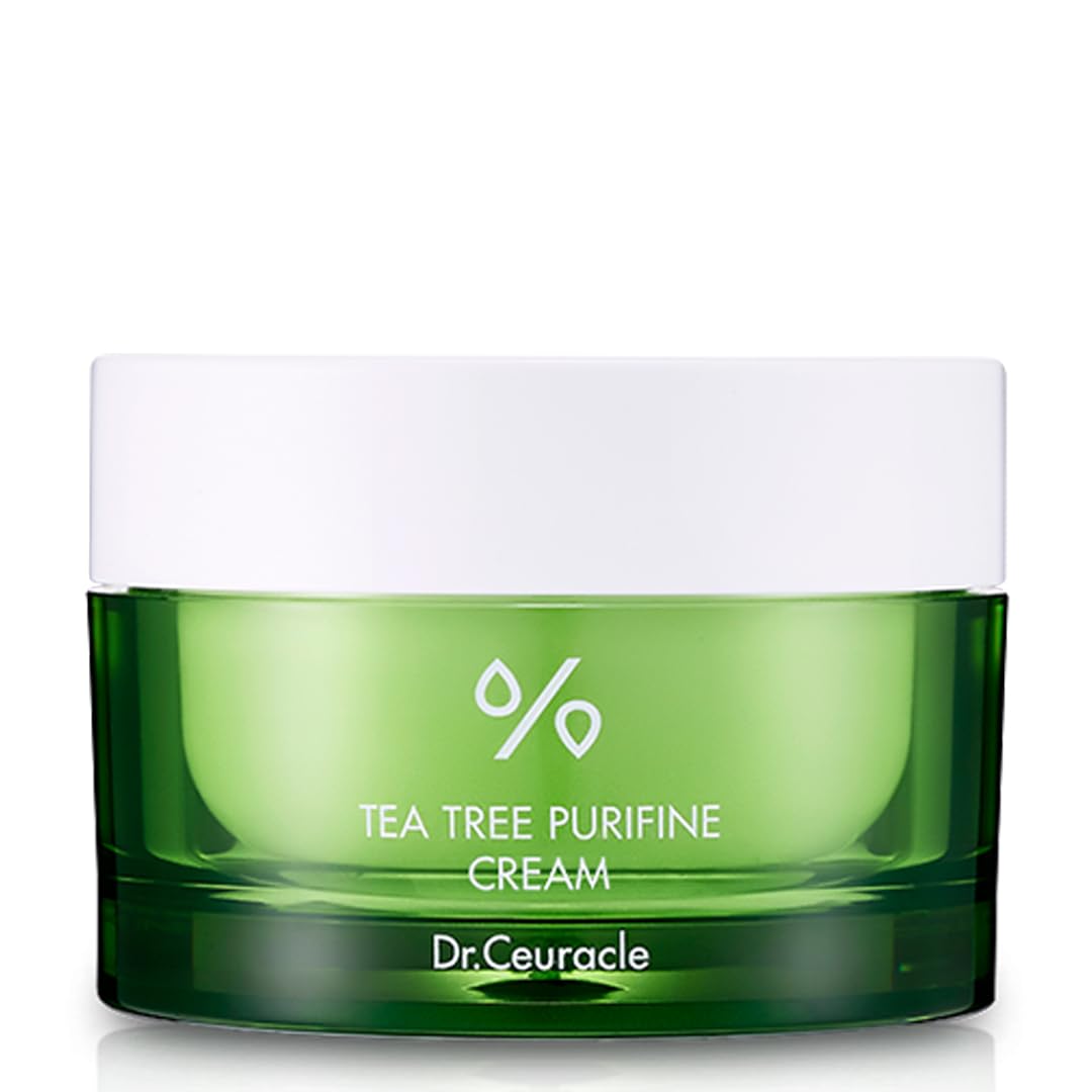 Dr.Ceuracle Tea Tree Purifine Cream - Korean Skincare Calming Moisturizer With Pantenol, Ceramide, Soothes For Sensitive Skin (50G / 1.76 Oz.) : Beauty & Personal Care