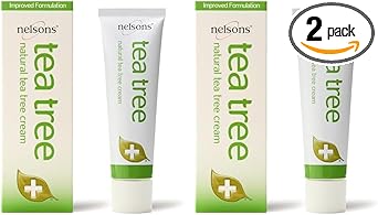 Nelsons Tea Tree Cream (30Ml), Natural Face & Body Cream With Australian Tea Tree Oil For Skin, Widely Considered A Natural Antiseptic And Antifungal, Fragrance Free, Paraben Free