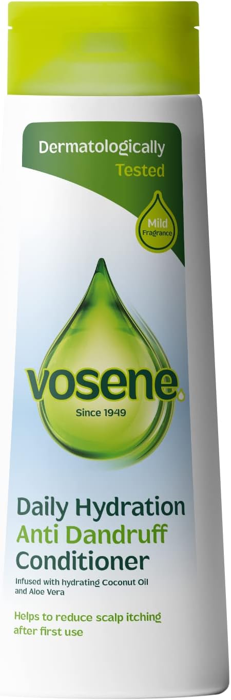 Vosene Daily Anti Dandruff Hydation Conditioner With Coconut Oil And Aloe Vera. 500Ml